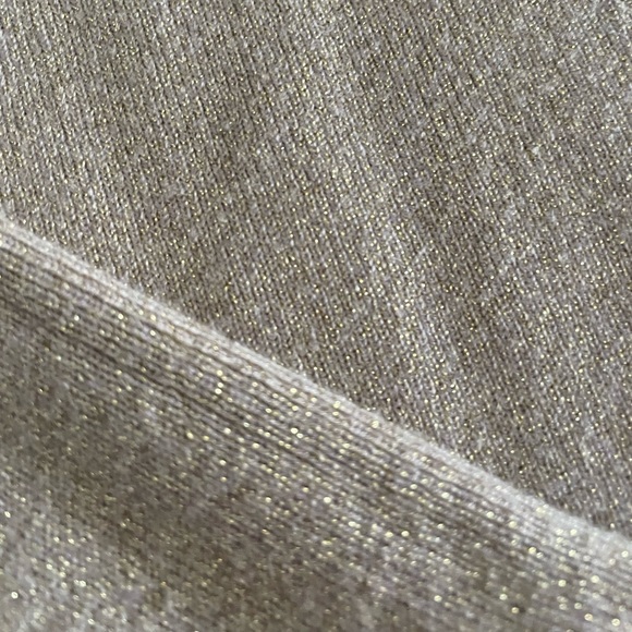 ZARA KIDS GOLD SHIMMER TURTLENECK LONG SLEEVE TOP. Fits women size XS. - Picture 3 of 6